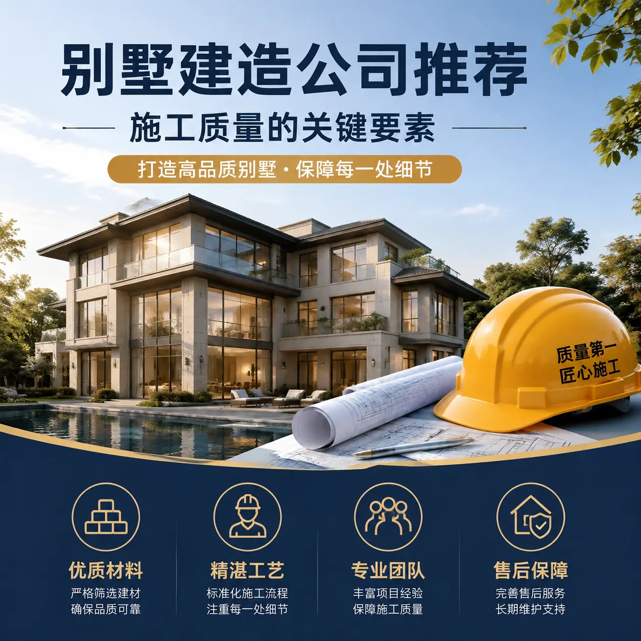 别墅建造公司推荐: 江口 施工质量的关键要素