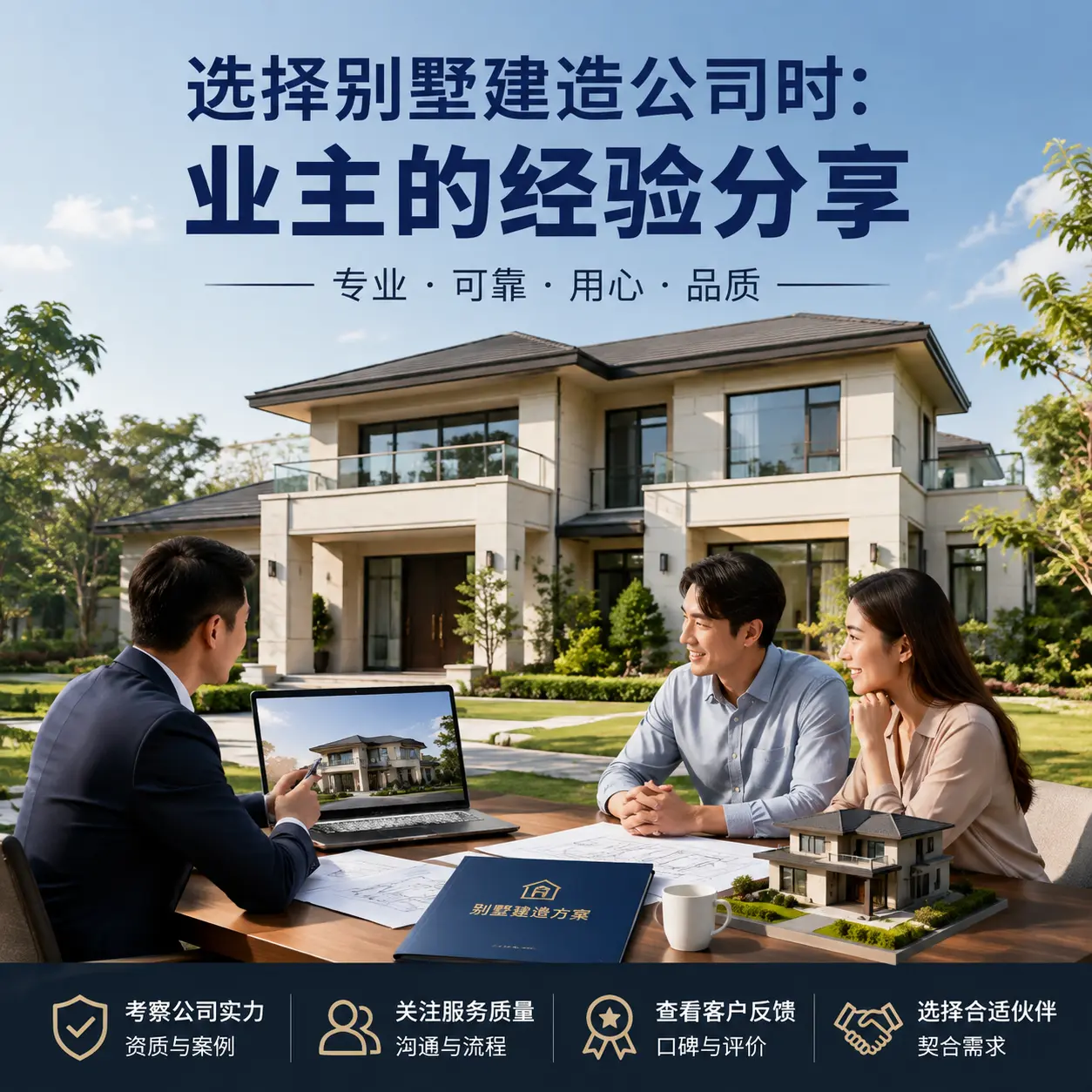 选择别墅建造公司时: 江口 业主的经验分享