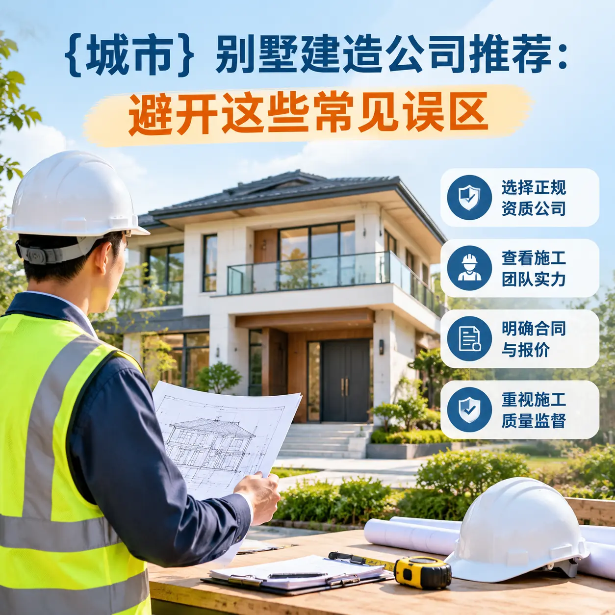 江口 别墅建造公司推荐:避开这些常见误区
