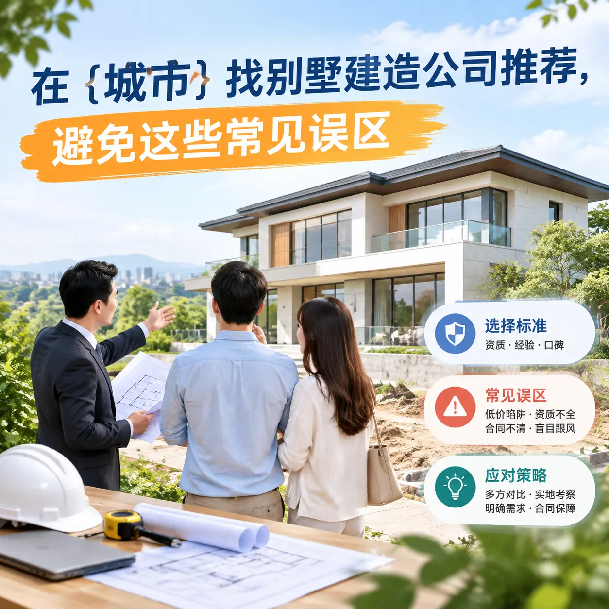 在 江口 找别墅建造公司推荐,避免这些常见误区