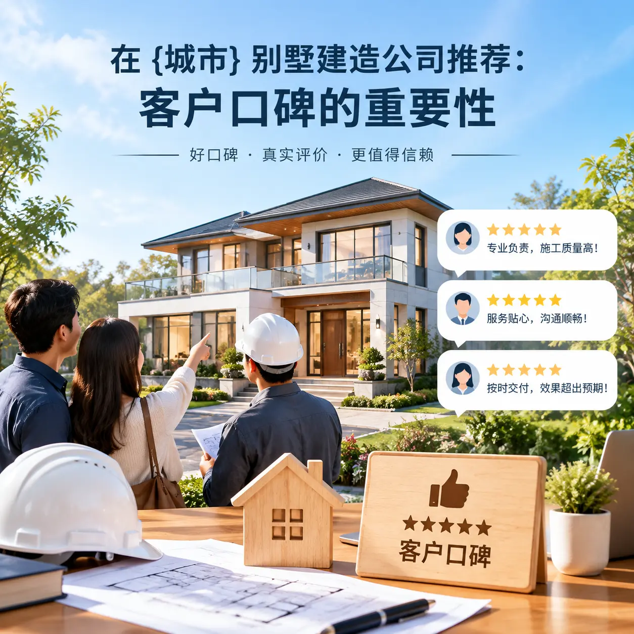 在 江口 别墅建造公司推荐:客户口碑的重要性