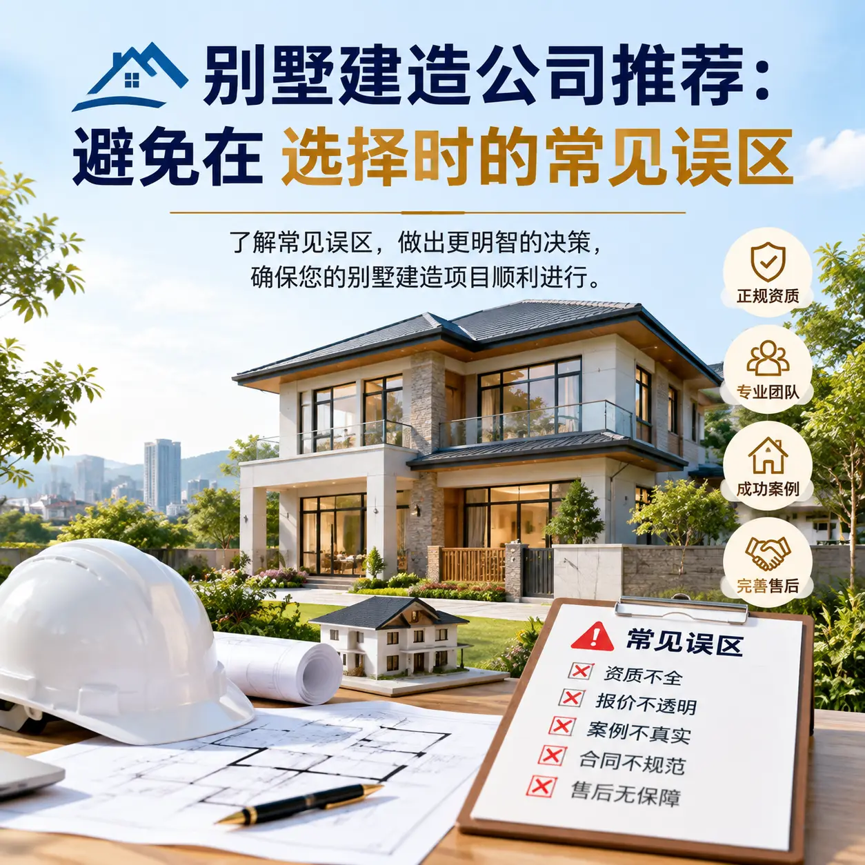 别墅建造公司推荐：避免在 江口 选择时的常见误区