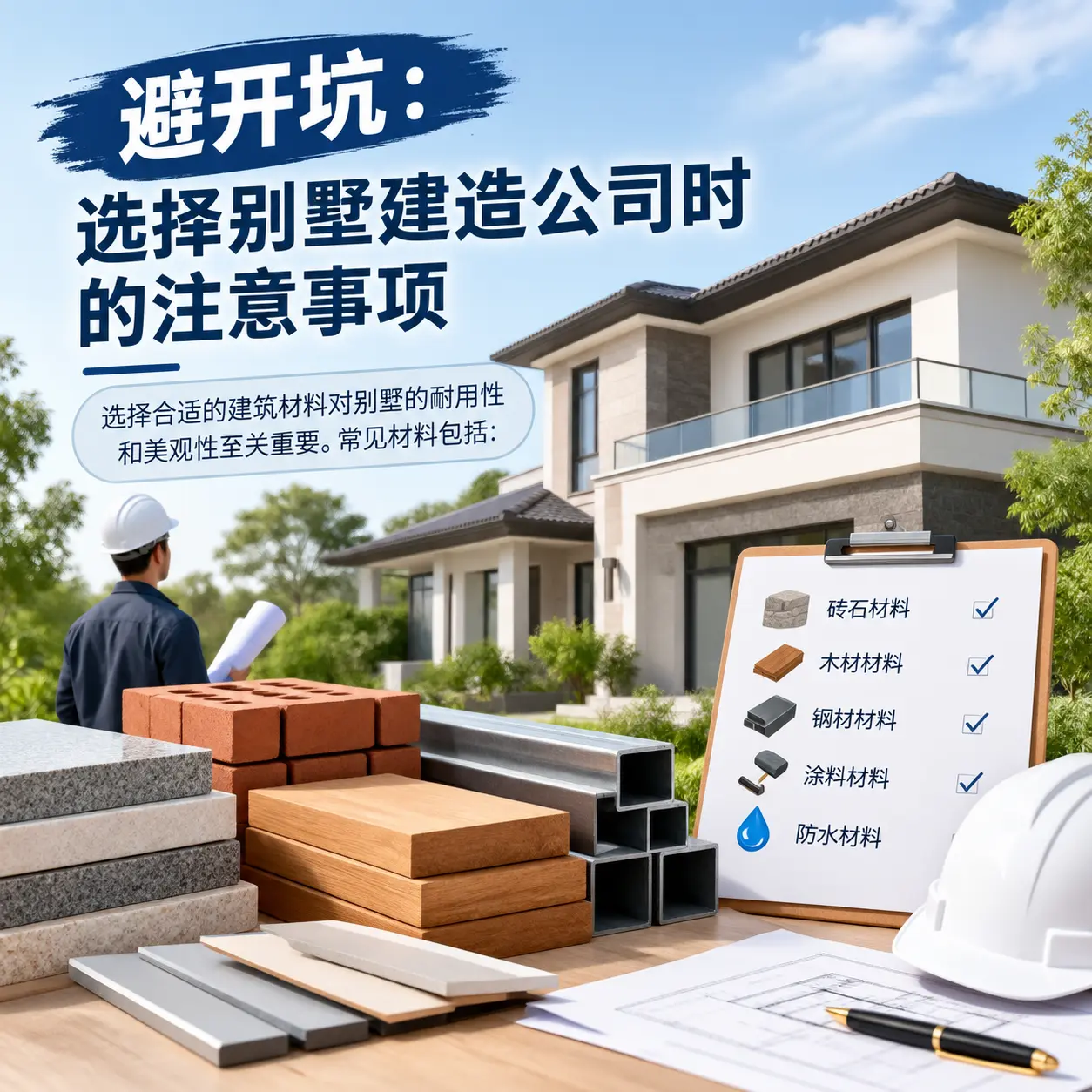 避开坑:选择 江口 别墅建造公司时的注意事项