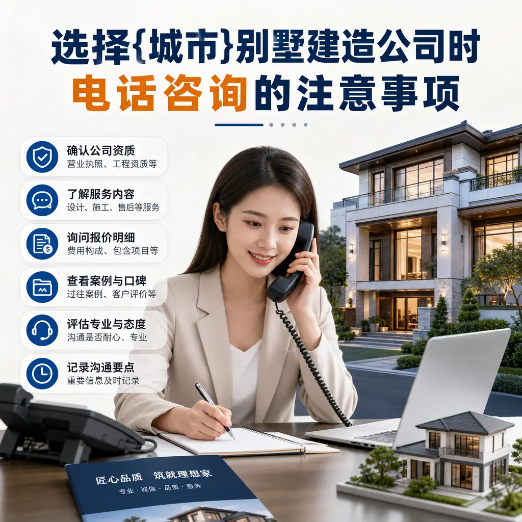 选择江口别墅建造公司时,电话咨询的注意事项