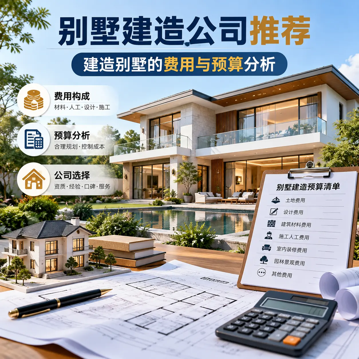 别墅建造公司推荐： 江口 建造别墅的费用与预算分析