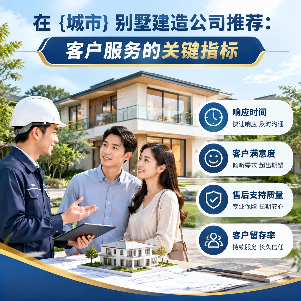 在 江口 别墅建造公司推荐：客户服务的关键指标