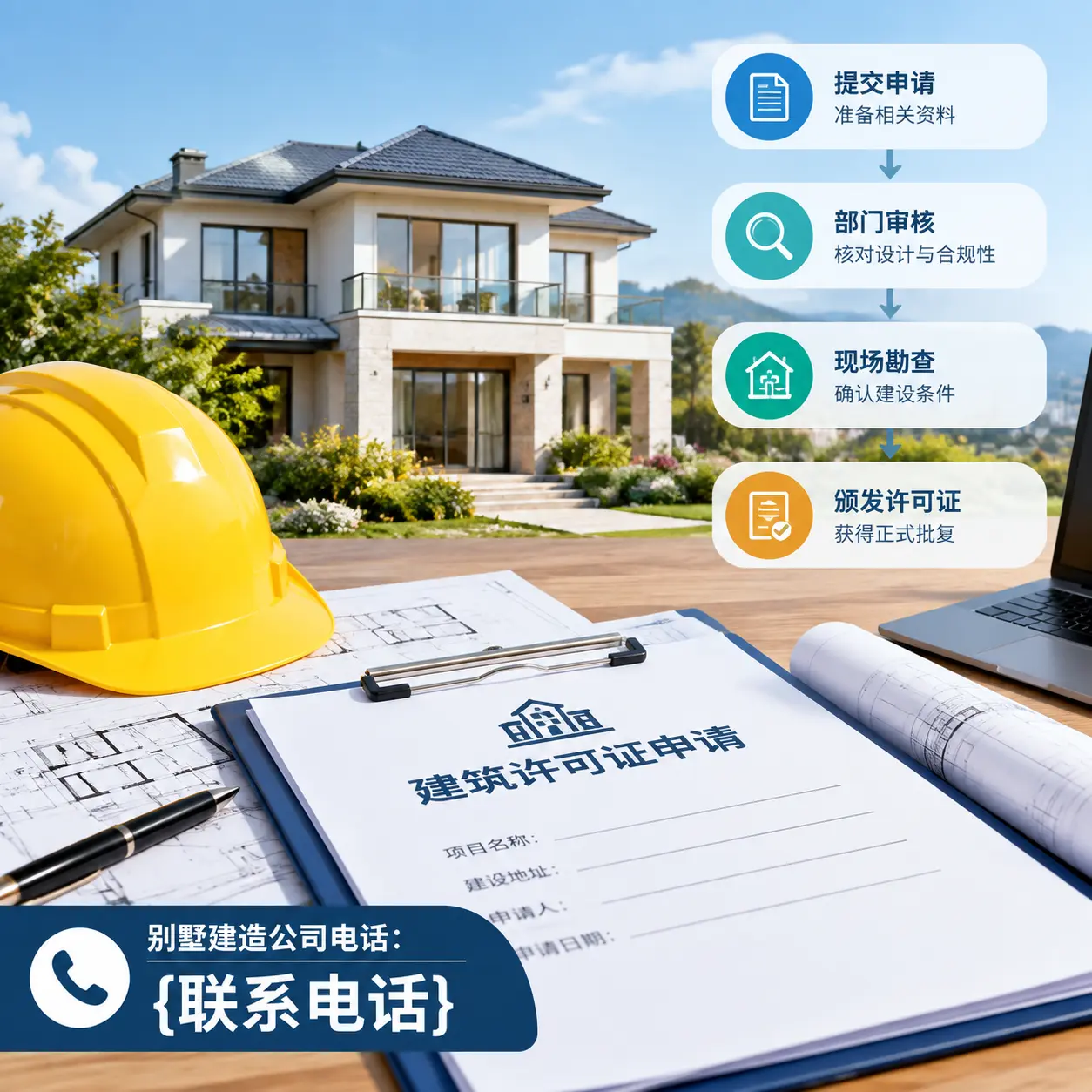 别墅建造公司电话：在江口建造前的准备工作