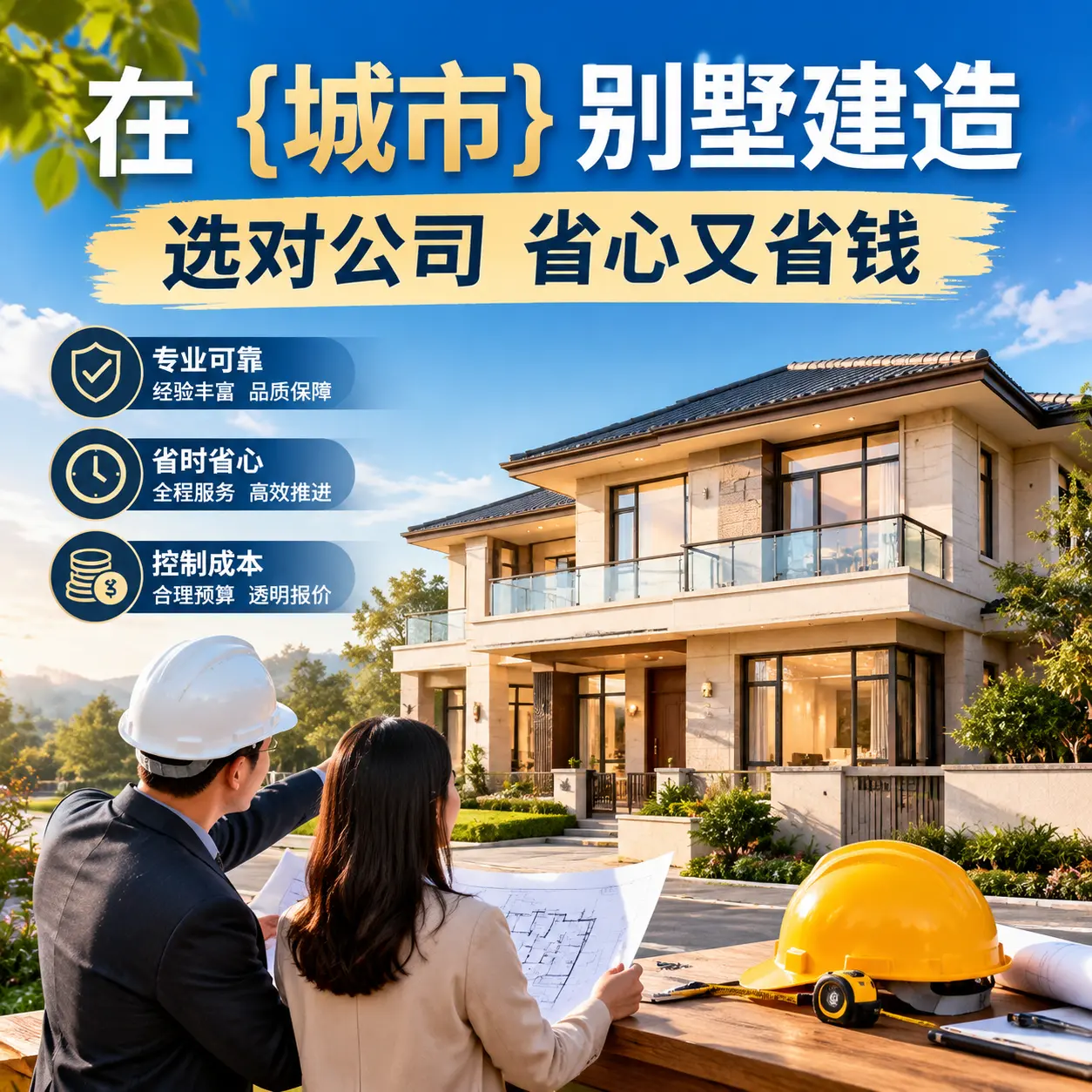 在 江口 别墅建造,选对公司省心又省钱