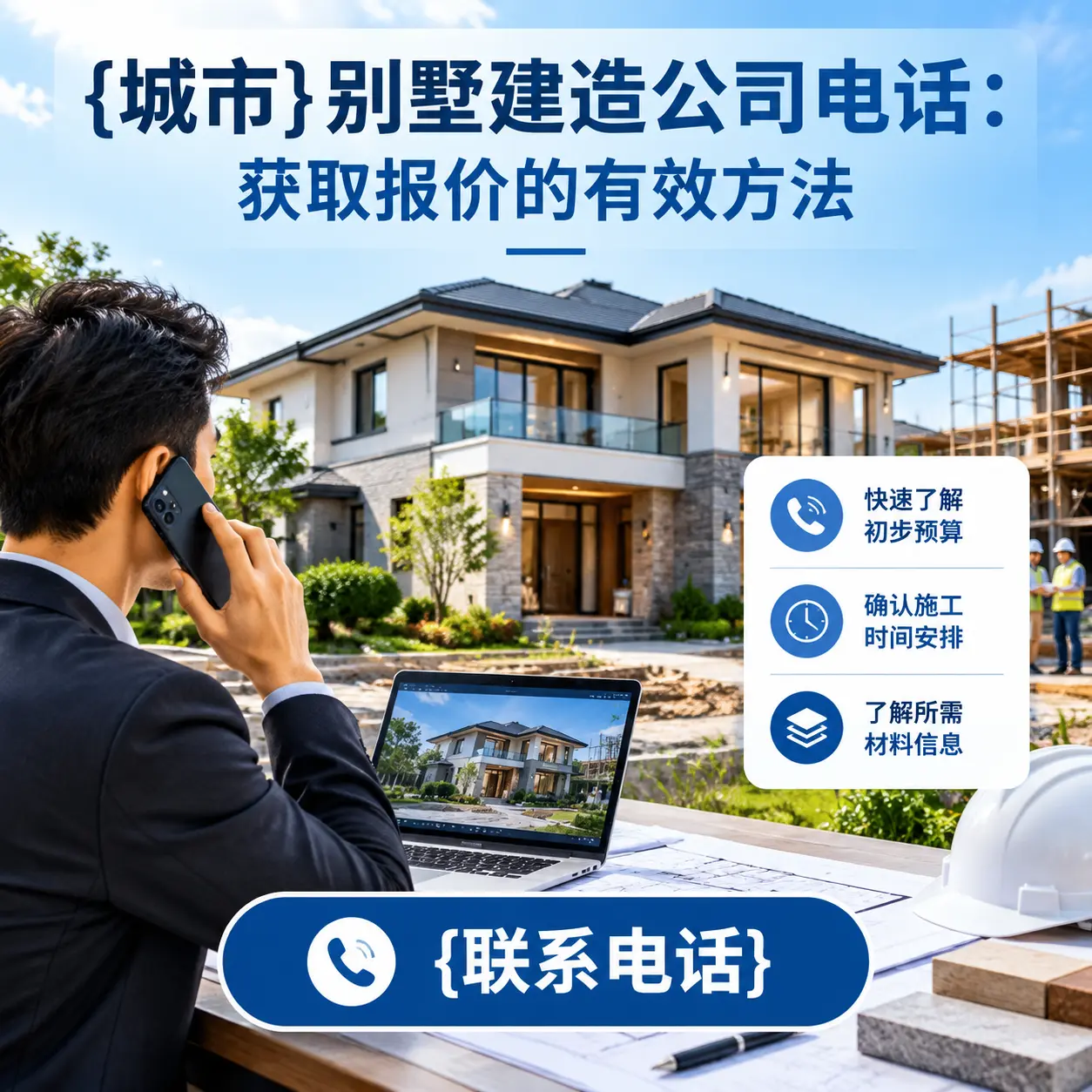 江口别墅建造公司电话：获取报价的有效方法